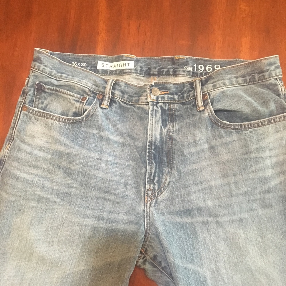 Gap 1969 straight 36x30 jeans.